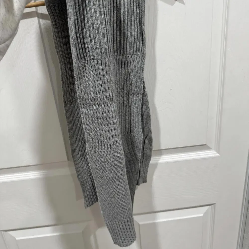 J. Lindeberg Women's Grey Cotton   Scarf Winter Comfy Cozy (55x10)‎